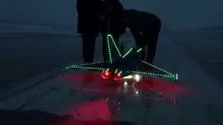 RC JET CARF Eurosport Night flight / Ночной полет Евроспорта