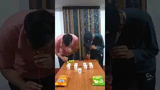 Pick The Ball With Straw Challenge 😂 | Part-2 #shorts #short