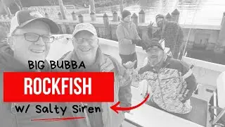 Fishing for Big Winter Rockfish with Mike and Salty Siren Fishing & everyone hooks up to a 40 plus!