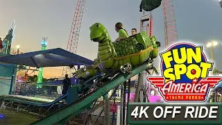 Sea Serpent (4K OFF Ride POV)- Fun Spot Orlando, Orlando, FL