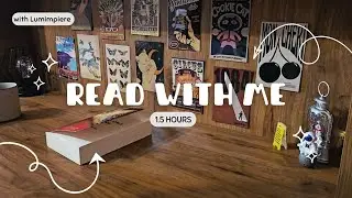 Read With Me | 1 Hour Reading Session | Rain Sounds | 25/5 Pomodoro