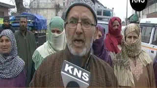 Video: Nowgam residents stage protests, demand drain out water from Eidgah colony