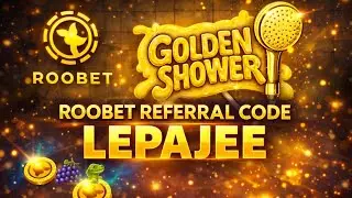 Roobet Referral Code LEPAJEE | Golden Shower Slot Gameplay & Profit Session