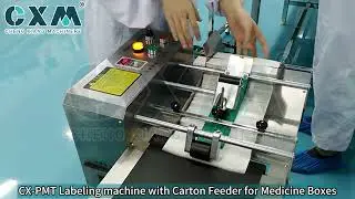 Medicine Box Flat Labeling &ndash; CX-PMT | Top Labeling Machine