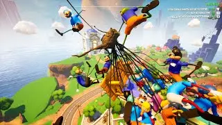 Goat Simulator 3  Ragdolls Funny Moments Crash/Jumps/Fails (Euphoria Physics) GOATFULYT
