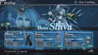 Dissidia Final Fantasy NT - Shiva Boss Battle Gameplay Walkthrough [1080p 60FPS HD]