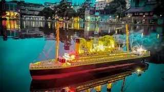 How to build remote control TITANIC from CARDBOARD and Tharmokol