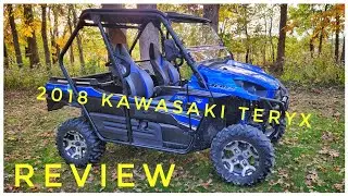 2018 KAWASAKI Teryx 4X4 Side By Side UTV REIVEW Start It & TEST DRIVE