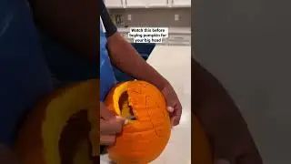 Pumpkin Head Gone Wrong #shorts