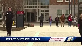 The coronavirus's impact on travel plans