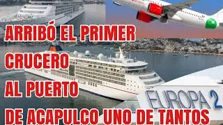 #CRUISE SHIP MS #EUROPA 2 ARRIVED AT THE #PORT OF #ACAPULCO ONE OF MANY THAT WILL ARRIVE IN 2026