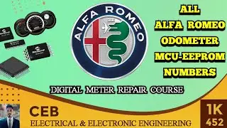 All ALFA ROMEO odometer eeprom & mcu numbers | ALFA ROMEO cluster repair