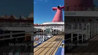 My first time on a cruise ship!  #cruse #carnival