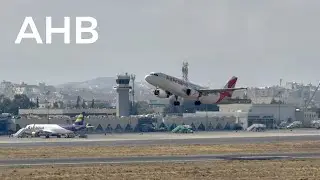 حركة الطائرات في مطار أبها | Plane Spotting at Abha Airport