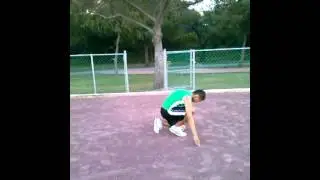 t&eacute;cnica de la salida de los 100 metros.