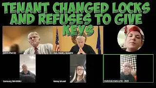 Entitled Tenant Changes Locks & REFUSES Keys