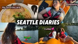Boating in Seattle + Japanese Noodles 🍜 | Green Lake Vibes