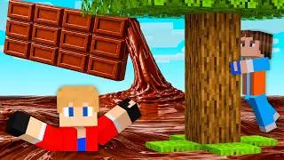 CHOCOLATE DERRETEU e INUNDOU MUNDO do Minecraft!