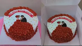 Husband  welcome cake //vanilla cake //2 pound cake //@Srcakesandbakes