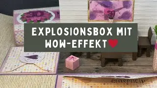 🤩 Explosionsbox mit Wow Effekt I Restaurantgutschein toll verpacken 🤩