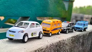 Centy Toys TMP School Bus Toy Vehicle Rooftop Race🚌|| PoliceAmbulance Toy Car And Tata Centy Toy
