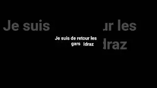 est oui je suis de retour