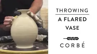 Throwing a Flared Vase on the Pottery Wheel