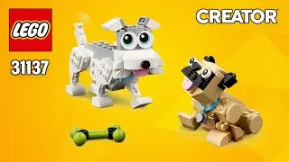 LEGO Creator Schnauzer & a Pug (31137) from Adorable Dogs | Building Instructions @TopBrickBuilder