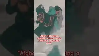 &ldquo;Afghan forces using a helicopter to rescue people stranded in icy mountain areas.&rdquo;
