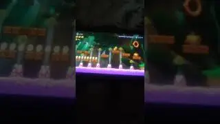 New Super Mario Bros. U Deluxe (Soda Jungle-6) Seesaw Bridge (With Luigi)