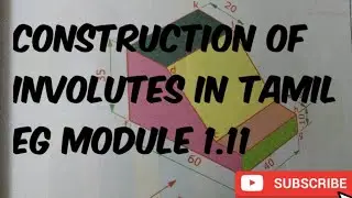 Construction of involutes in Tamil
