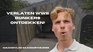 Bunkers ontdekken en kamperen in de Ardennen | Maandvlog 3 | Augustus 2025
