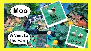 Visit the Farm Animals, Kids Imagination Adventure Play, Playmobil, Schleich