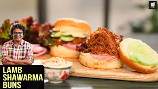 Lamb Shawarma Buns | Mutton Shawarma | Bun Shawarma | Easy Snack Recipe | Shawarma Recipe by Varun