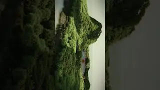 Cinematic 3D Nature Scene in Blender #3danimation #amd5600g #blender3d #blenderenvironment