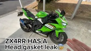 TAKING MY ZX4RR FOR ITS FIRST SERVICE (MY BIKE HAD A PROBLEM!)