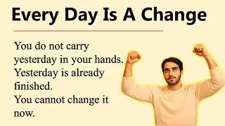 Every Day Is a Chance || Calm English Listening Practice for Beginners🎧 || Improve Your English ✅