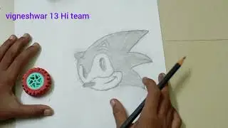 SONIC DRAWING STEP BY STEP 