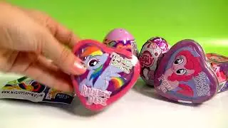 My Little Pony Valentine's Day Surprise Eggs & Blind Bags MLP Holiday Special Mi peque&ntilde;o Pony huevos