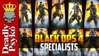 Black Ops 4 - All Known Specialists, Special Abilities, Weapons, and Special Equipment Information!