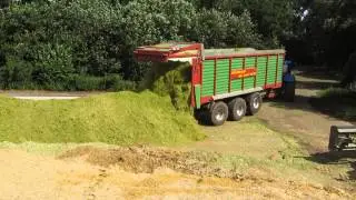 GPS Ernte mit Strautmann Giga-Trailer