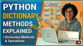 Python Dictionary Methods Tutorial | get(), keys(), values(), items(), update()