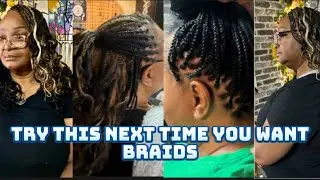 Full head of Braids In Half the Time!
