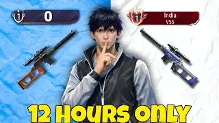 Pushing top 1 title in ( VSS gun  )  😱 | Sirf 12 Hours Only 🔥 | PARXON FF 