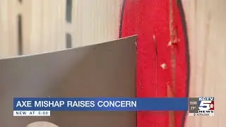 Viral video of axe mishap raises concern