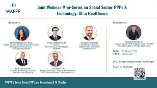 Joint Webinar Mini-Series on Social Sector PPPs & Technology: AI in Healthcare