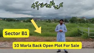 10 Marla Back Open Plot | Sector B1 | Bahria Enclave | #bahriaenclave #plotforsale #Islamabad 