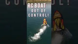 RC Boat: 0 to Crash in 1.9 Seconds!