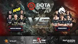 Natus Vincere vs Team Spirit - DPC EEU 2023 Tour 1: Division I - Game Highlights - BO3