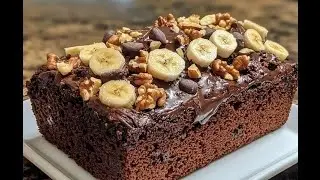 One Pot Moist & Fudgy Super Easy Chocolate Cake Recipe | चॉकलेट केक | Chocolate Banana Cake Recipe 